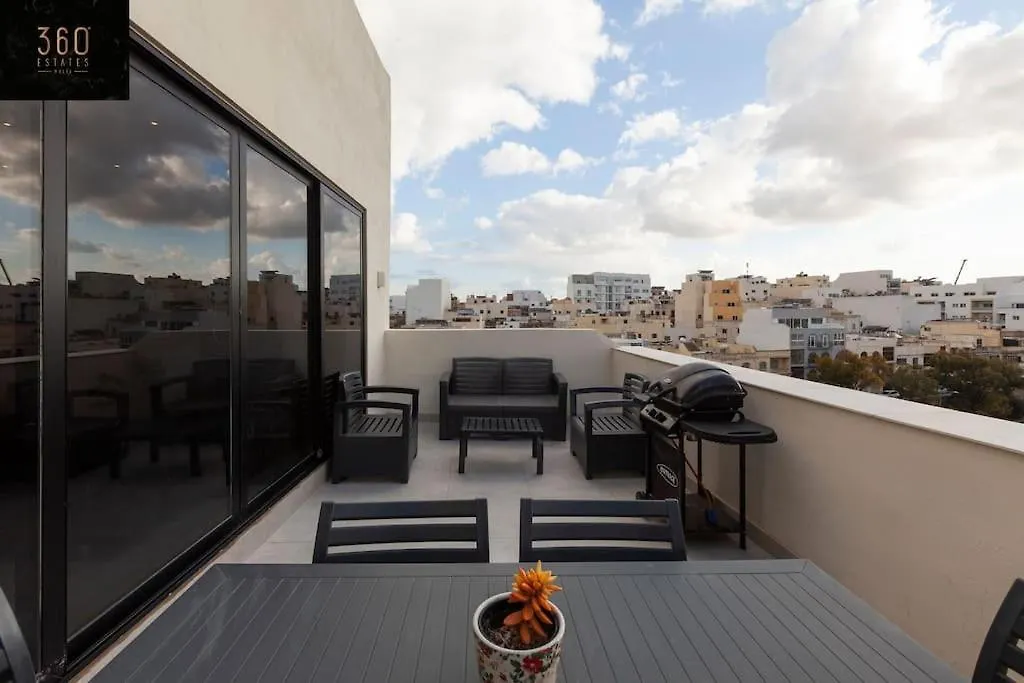 公寓 Saint Julian'sPenthouse And Bbq Kitchen Island & Massive Living By 360 Estates公寓 马耳他