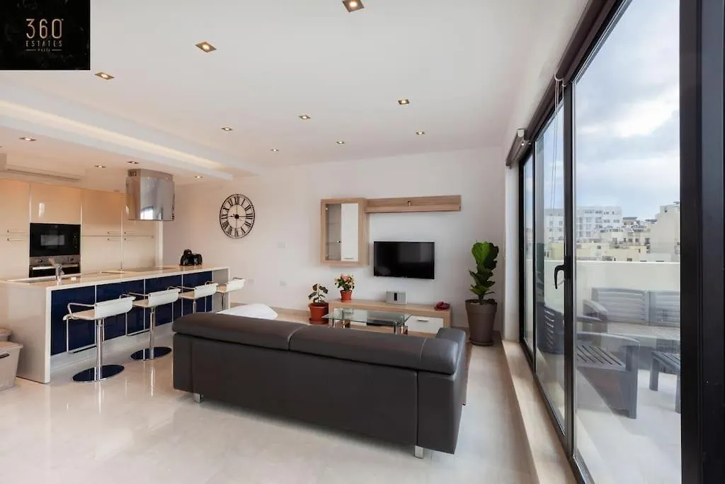 Apartmán Penthouse And Bbq Kitchen Island & Massive Living By 360 Estates Saint Julian's
